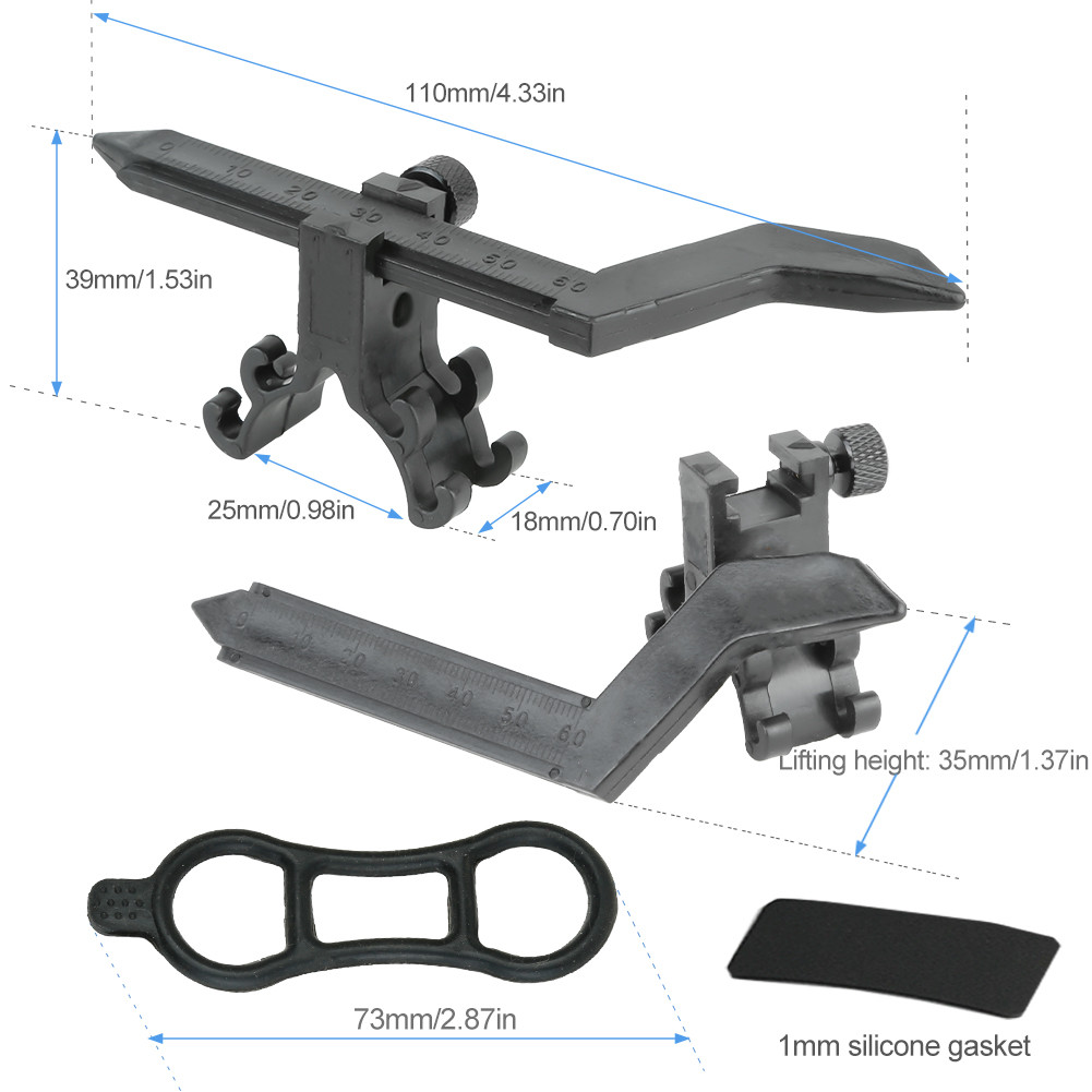 thumbnail image 2 of Dilwe Bicycle Wheel Truing Stand - Aluminum Alloy Rim Repair Tool For Bike Maintenance 2 of 10