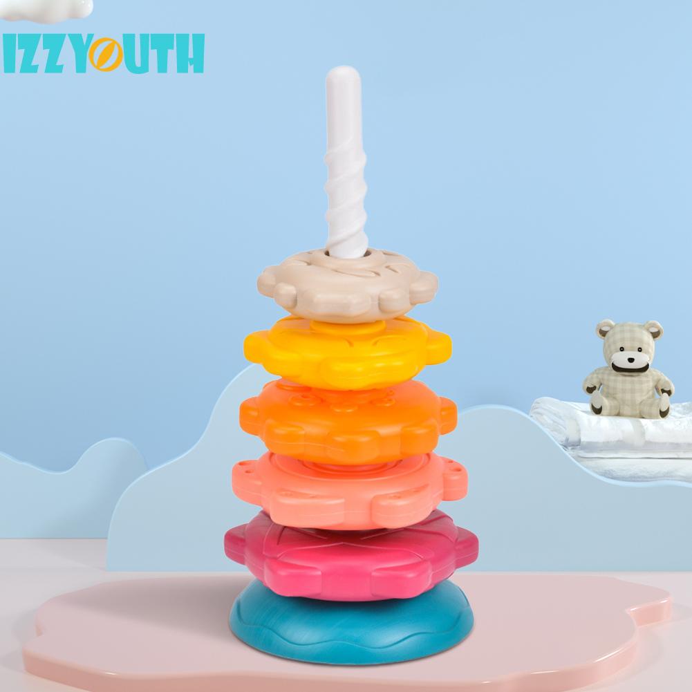 [Izzyouth.my] Baby Sensory Toys Interactive Autism Spin Stack Toys
