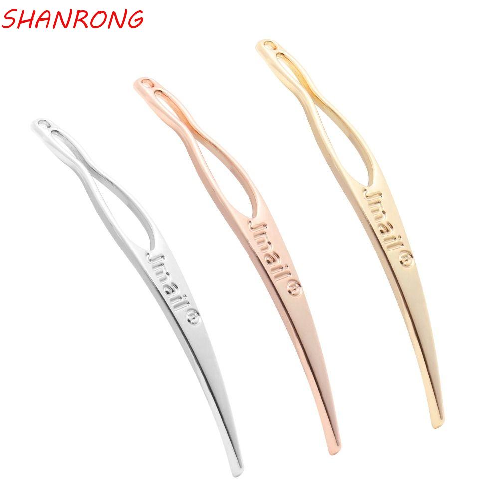 SHANRONG Dreadlocks Interlock, Gold Metal Interlocking Needles, Retighten Accessories Curved