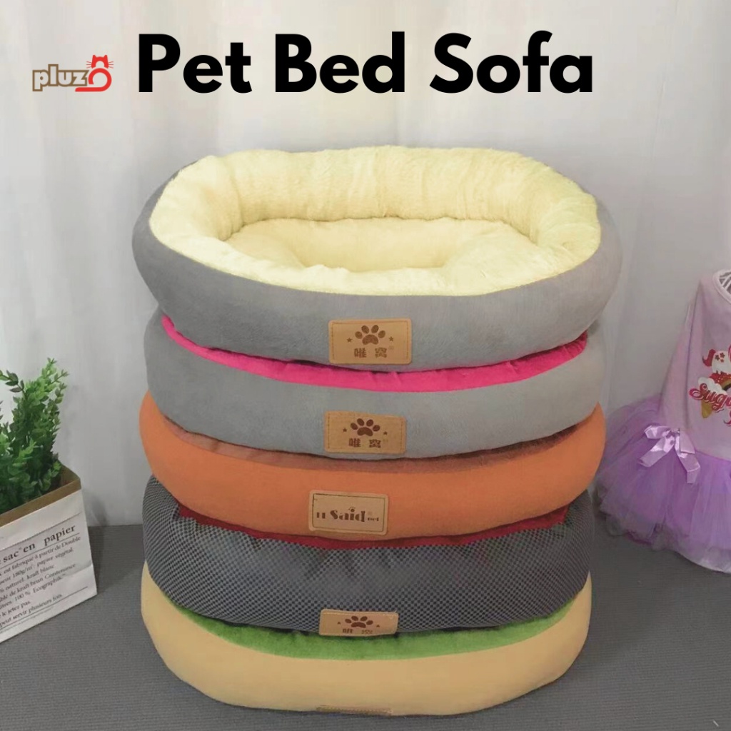 SOFA OVAL 50cm x 40cm x 11cm SOFA KUCING CAT SOFA PET BED KATIL KUCING ...