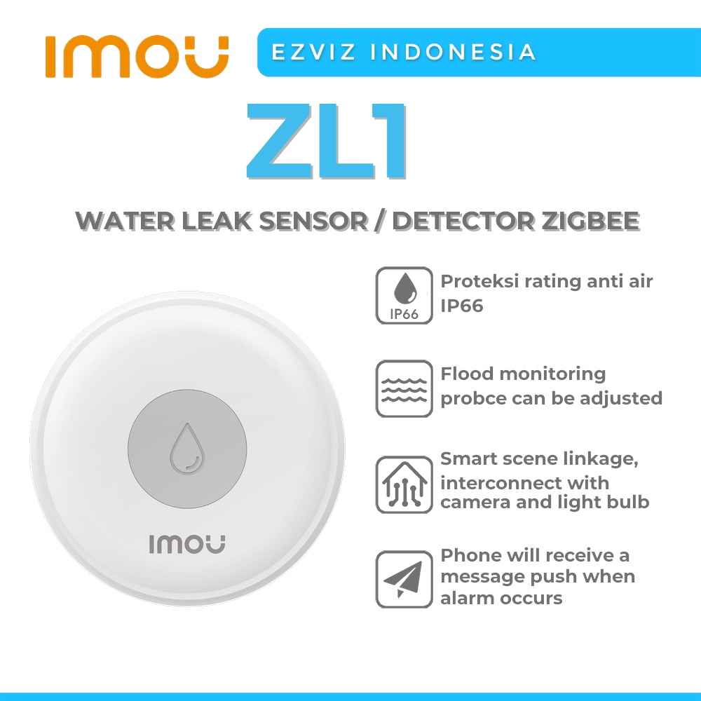 Imou ZL1 WATER LEAK SENSOR/ZIGBEE DETECTOR 1 Year Official Warranty