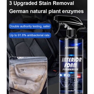 Enzyme 5 Seconds Car Stain Remover, Foam Cleaner for Car, 100ml Enzyme 5  Seconds Car Stain Remover, Car Stain Remover Interior, Spray Foam Cleaner