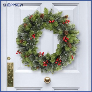 5.9FT Red Berry Christmas Garland, Christmas Artificial Holly Berry Garland  Winter Red Berry Garland with Holly Leaves for Home Mantle Fireplace