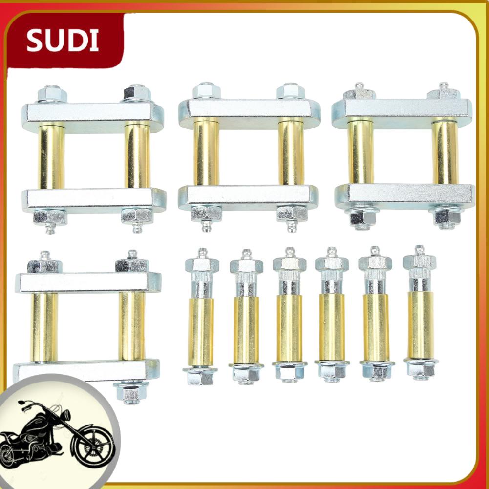 Sudi Heavy Duty Shackle Upgrade Kit with Bronze Bushings Tandem Axle RV Trailer Suspensions for