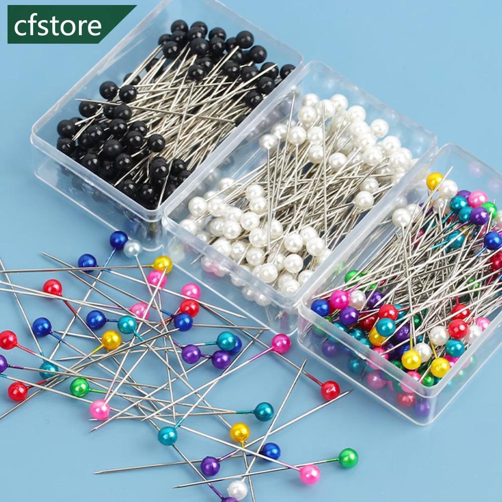 CFSTORE 100Pcs Round Head Sewing Pins Ball Head Positioning Pins DIY ...