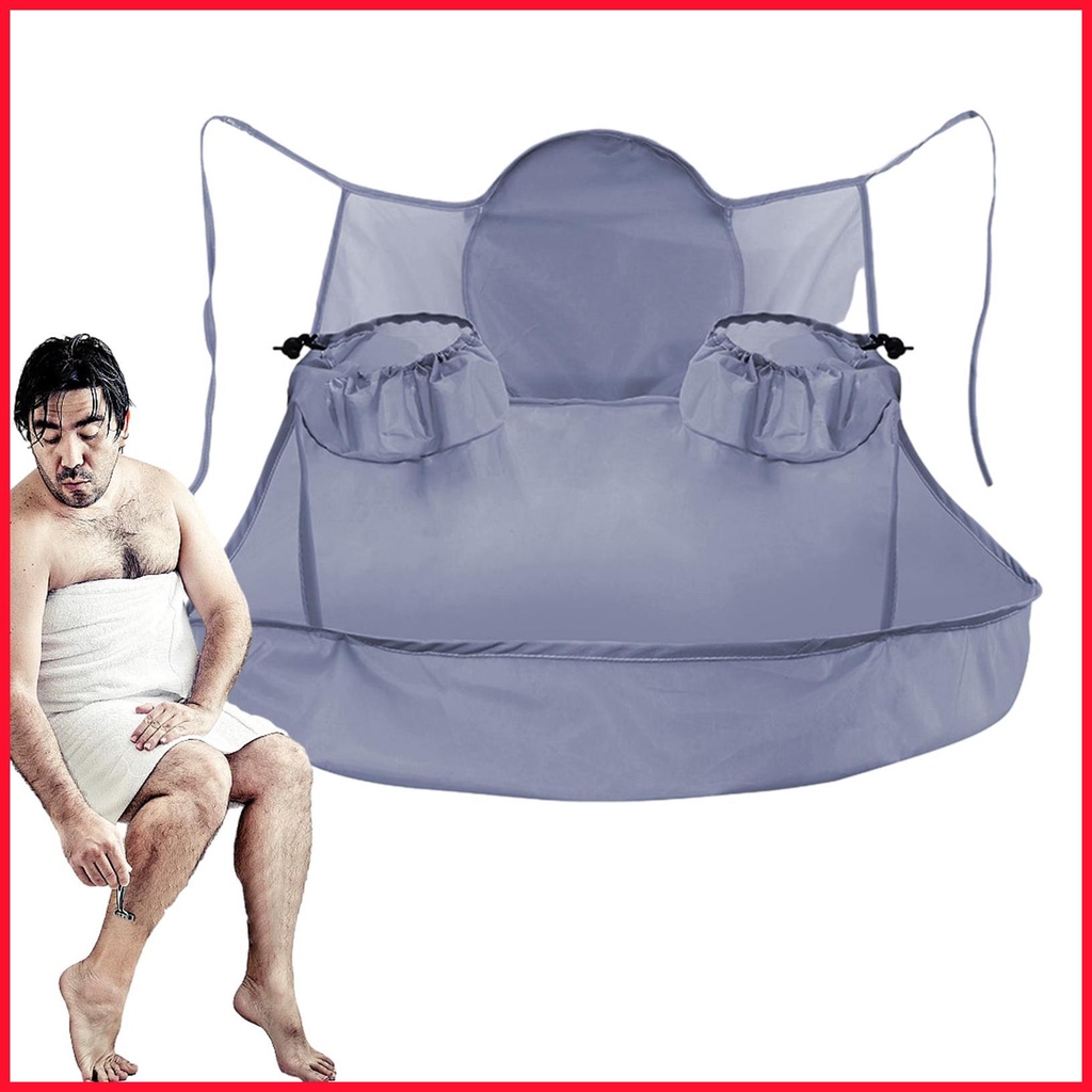 Body Hair Apron Bib Leg Hair Removing Shaving Soft Cape Unisex Leg Hair