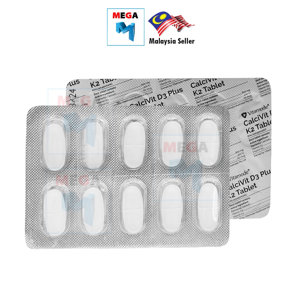 Vitamode CalciVit D3 Plus K2 Tablets (10s)(Strip) Shopee Malaysia