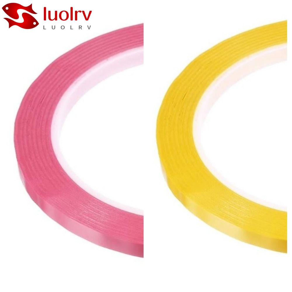 LUOLRV Dry Erase, Pink 5 Rolls Desktop, DIY Yellow Chart Office