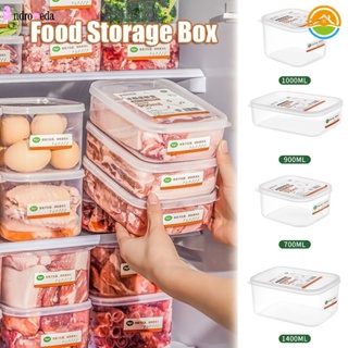 Refrigerator Storage Box Fridge Organizer Meat Fruit Vegetable Food  Container Sealed Fresh Box With Lid Kitchen Accessories