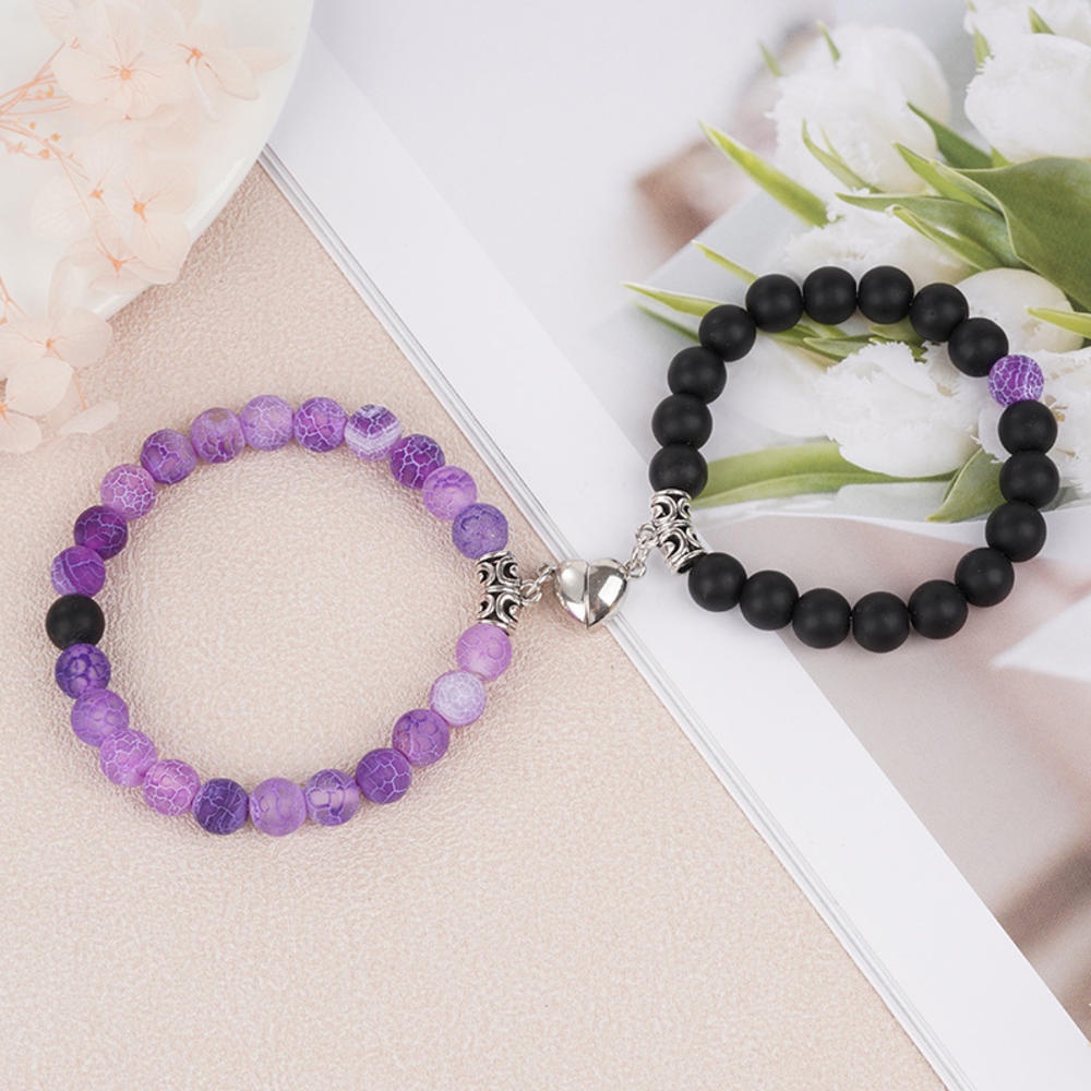 Natural stone hot sale distance bracelet