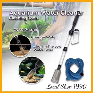 Gravel Vacuum for Aquarium Fish Tank Cleaning Tool Kit Aquarium Water  Changer Si