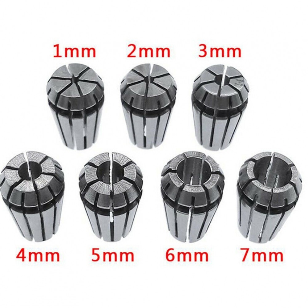 Create Idea ER11 Collet & Nut Set – 1/4” Collet With M14 Clamping Nut, AAA Precision For CNC & Milling