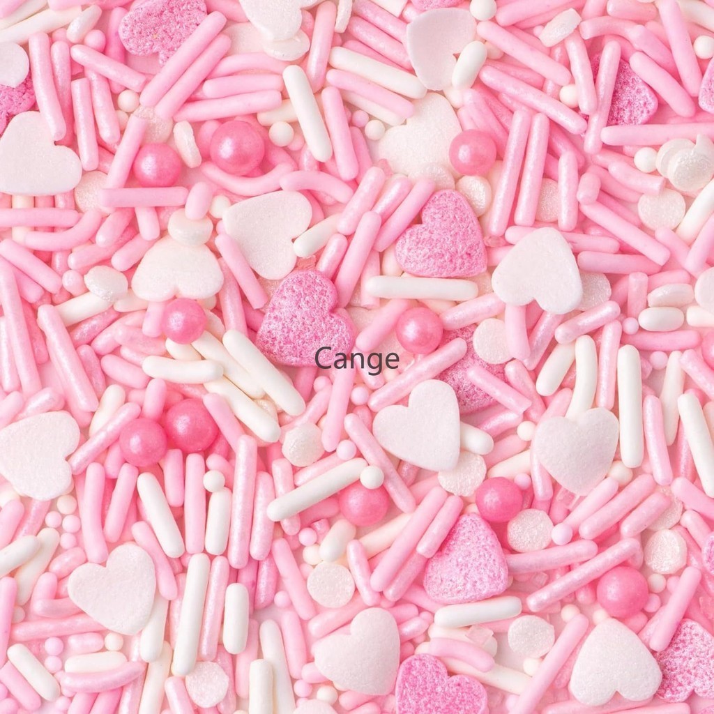 100g Sweets Indeed Sprinkles, Valentines Edible Sprinkle Mix, Heart ...