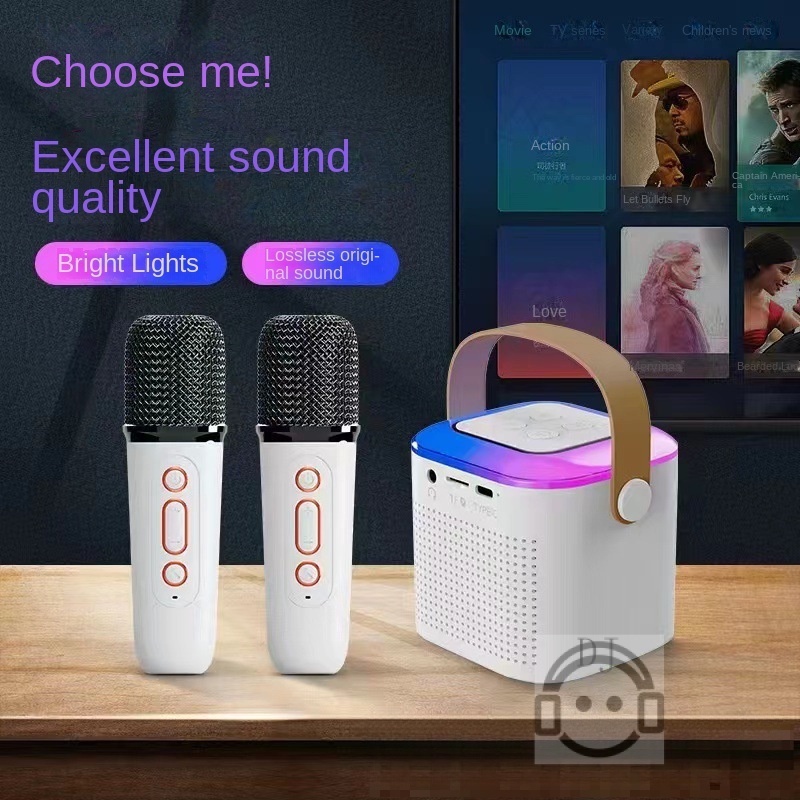 Mini Portable microphone audio integrated microphone home karaoke home ...