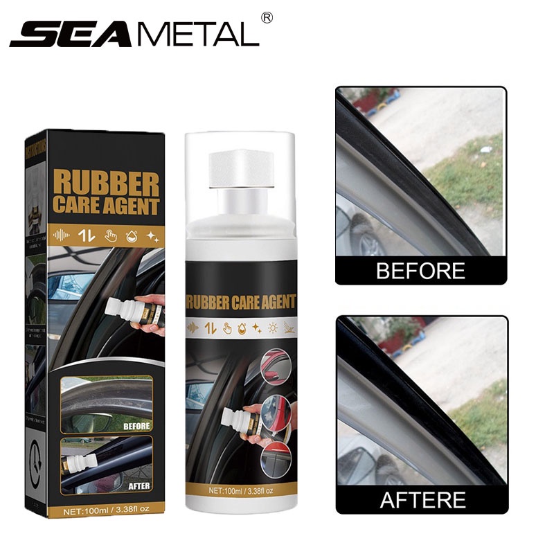 SEAMETAL 100ml Car Rubber Curing Agent Car Dirt Remover Rubber ...