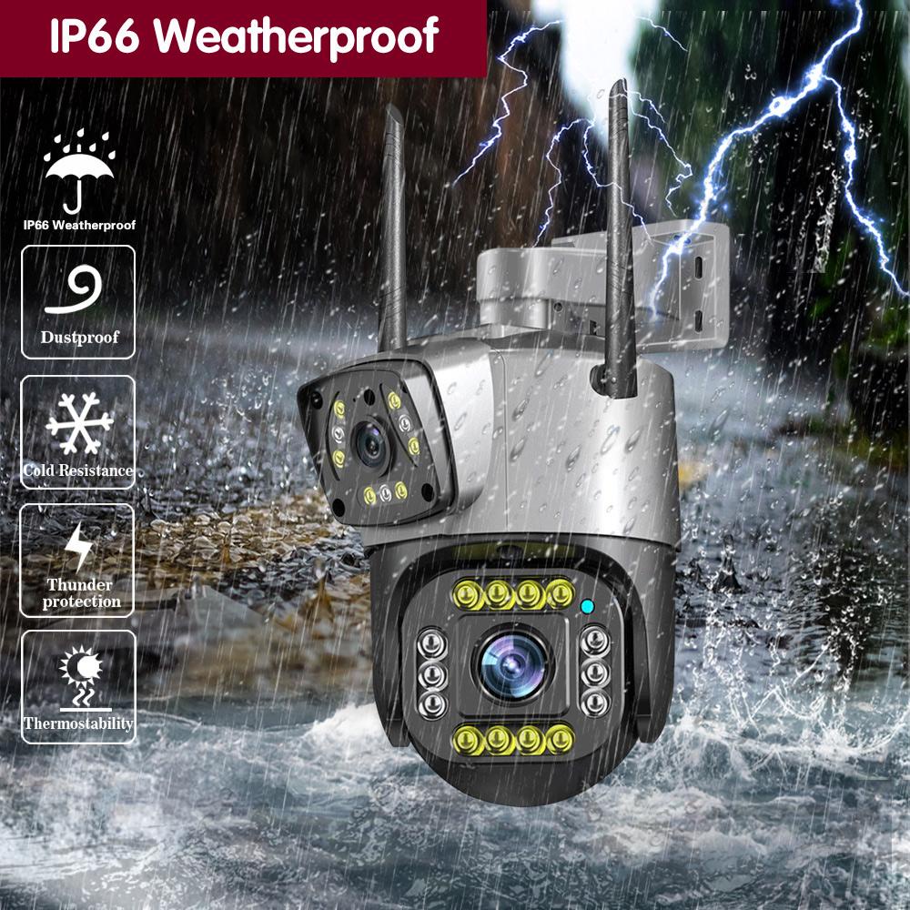 HD PTZ V380 Pro Outdoor IP66 Waterproof WiFi CCTV Camera