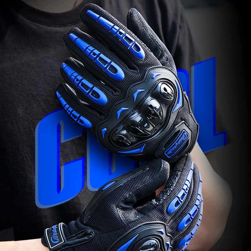 Motorcycle Gloves Breathable Glove moto Non-Slip Rider Glove Touch ...