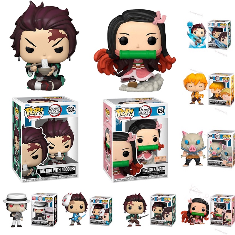 Funko Pop Demon Slayer Tanjiro with Noodles 1304 Nezuko Kamado 1264 ...