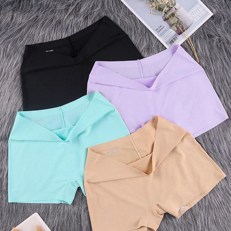 Culotte Gainante Invisible En Soie Glacée - Haute Taille, Effet Liftant, Sans Coutures
