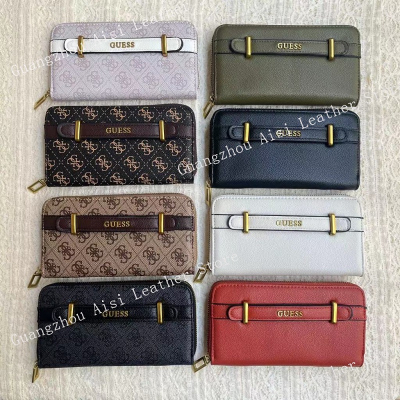GUES'S Women's Long Wallet Sestri Fashion Print Wrist Bag Shopee Malaysia