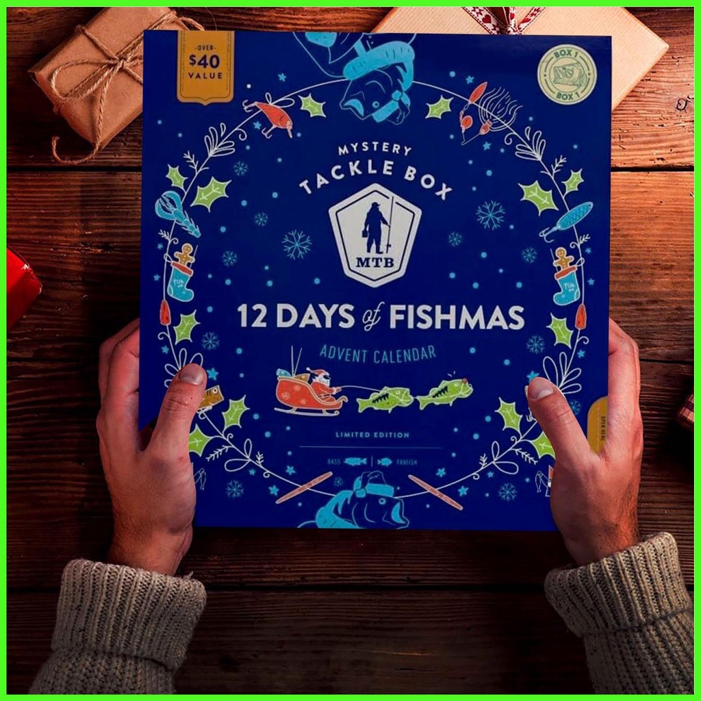 2023 Fishing Lure Box Advent Calendar Creative Christmas Advent