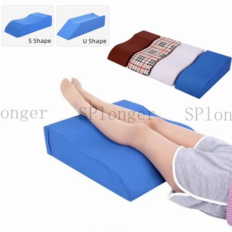 Slow Rebound Foam Leg Raiser Pillow Soft Portable Pain Relieve Support ...