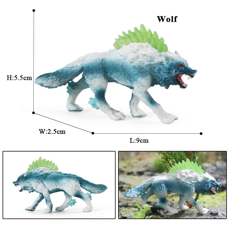 Savage Werewolf Golem Ice Monster Model Dragon Dinosaurs Action Figures ...