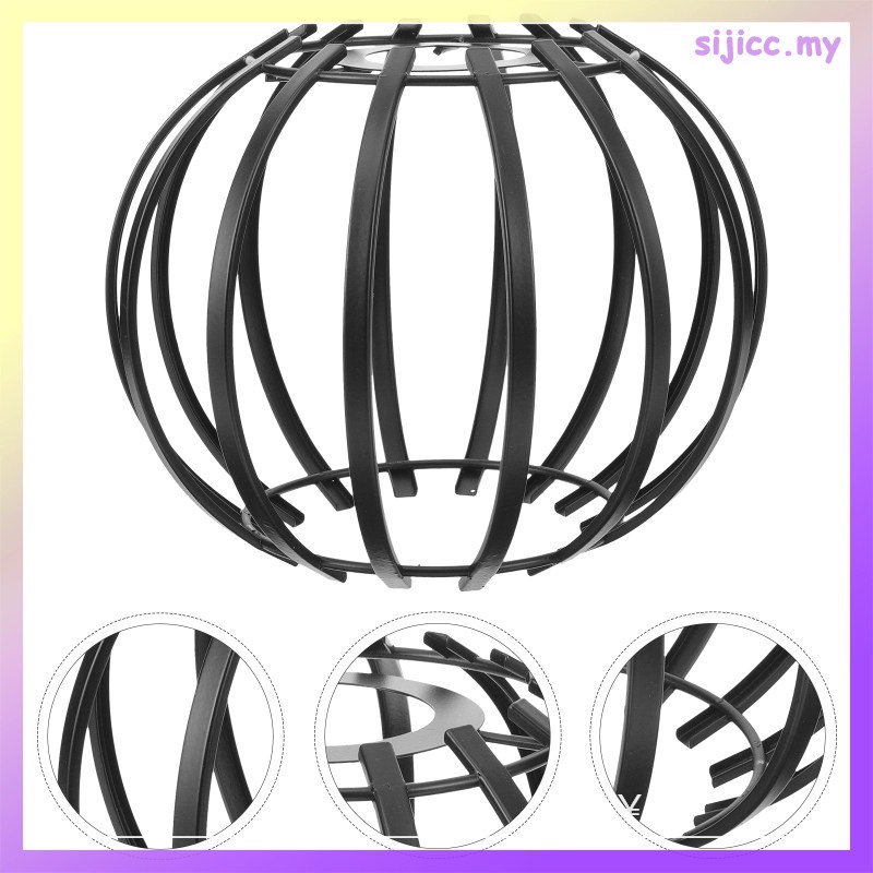 Replacement Lampshade Farmhouse Vintage Industrial Metal Wire Cage Light Bulb Covers Bare
