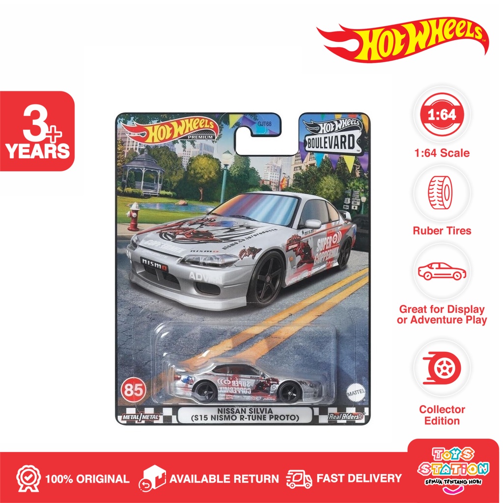 Hot Wheels Premium Boulevard Nissan Silvia S15 Nismo R-Tune Proto ...