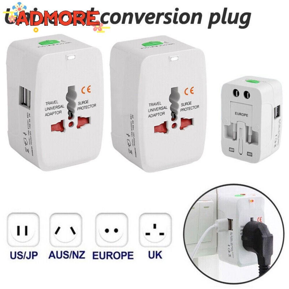 ADMORE 1Pcs Travel Adapter, Socket Connector Multifunctional Conversion ...