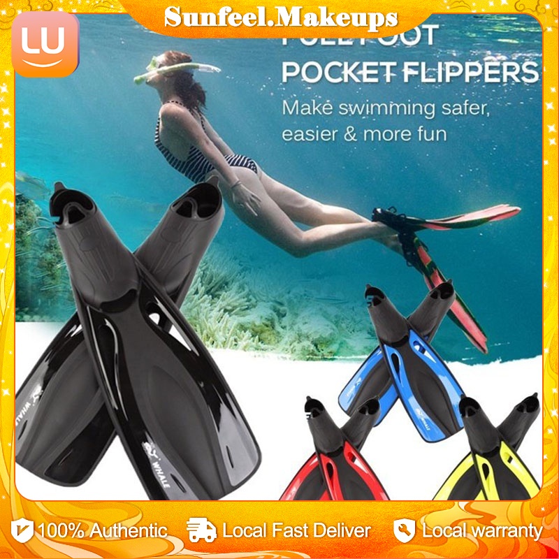 Whale FN600 Professional Freediving Long Fins Flipper Adult Underwater