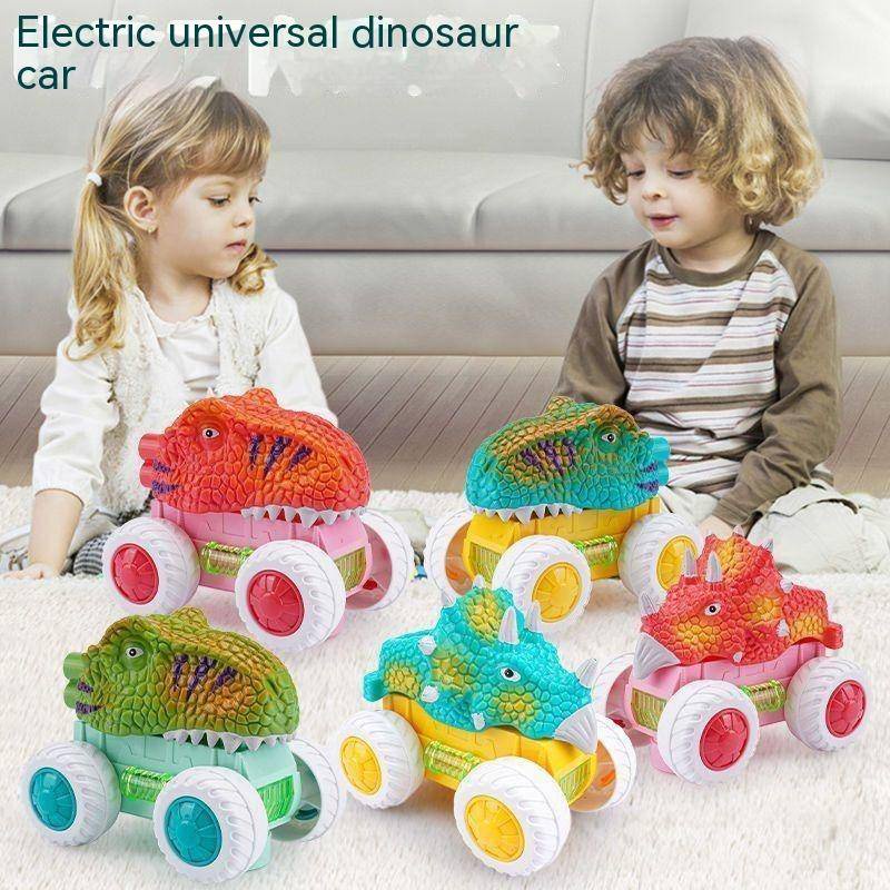 Sound Light Music Children Electric Dinosaur Car Universal Car with