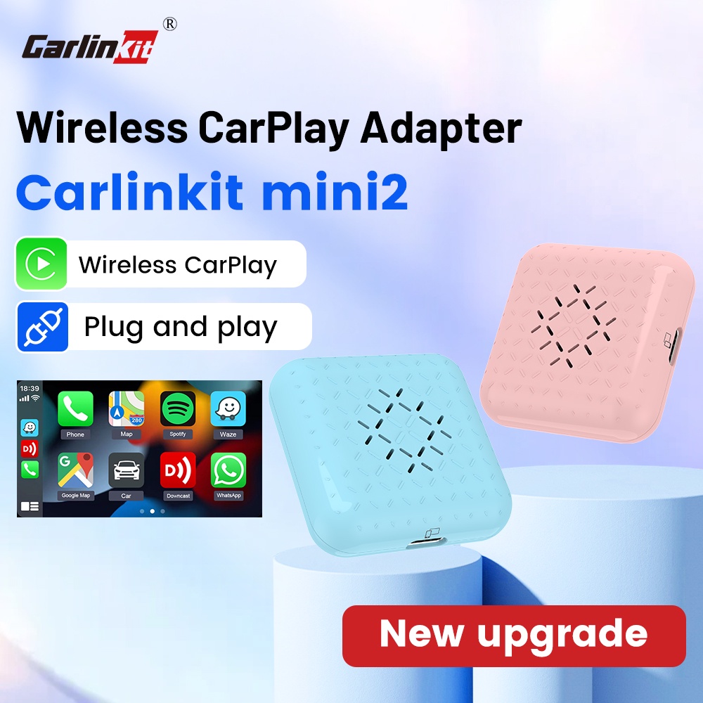 CarlinKit Mini Wireless CarPlay Box for Original Car with Wired CarPlay