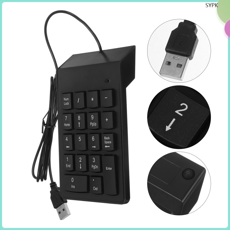Keyboard Wired Number Keypad Laptop Numeric Keypads shaoyipinke