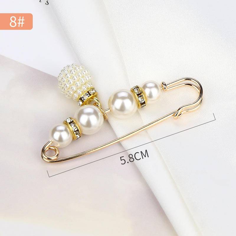 Pearl waistband clip ,brooch Anti-Glare Headscarf Shawl Pin hijab clip ...