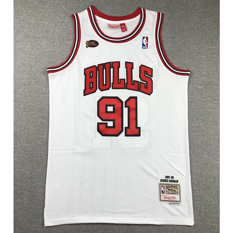 NBA jersey Chicago Bulls #91 Rodman basketball jersey OPCW | Shopee ...