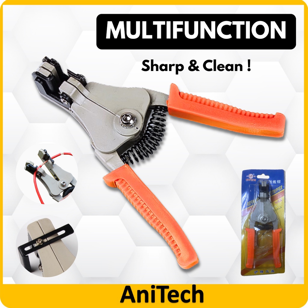 Automatic Cable Wire Stripper Stripping Crimper Crimping Pliers For ...