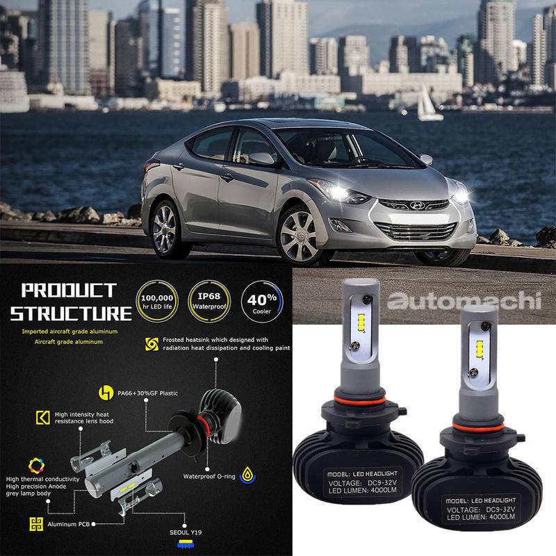 2012 Hyundai Elantra Headlight Bulb