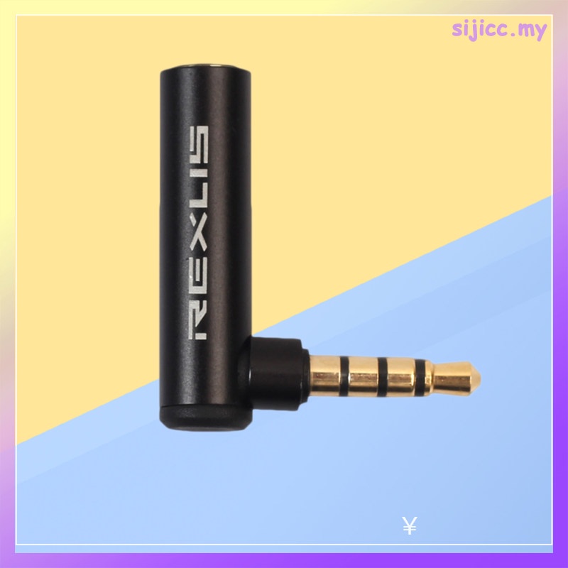 Lighter Adapter Car 90 Degree Audio Adaptador 35mm Male Female Adapters