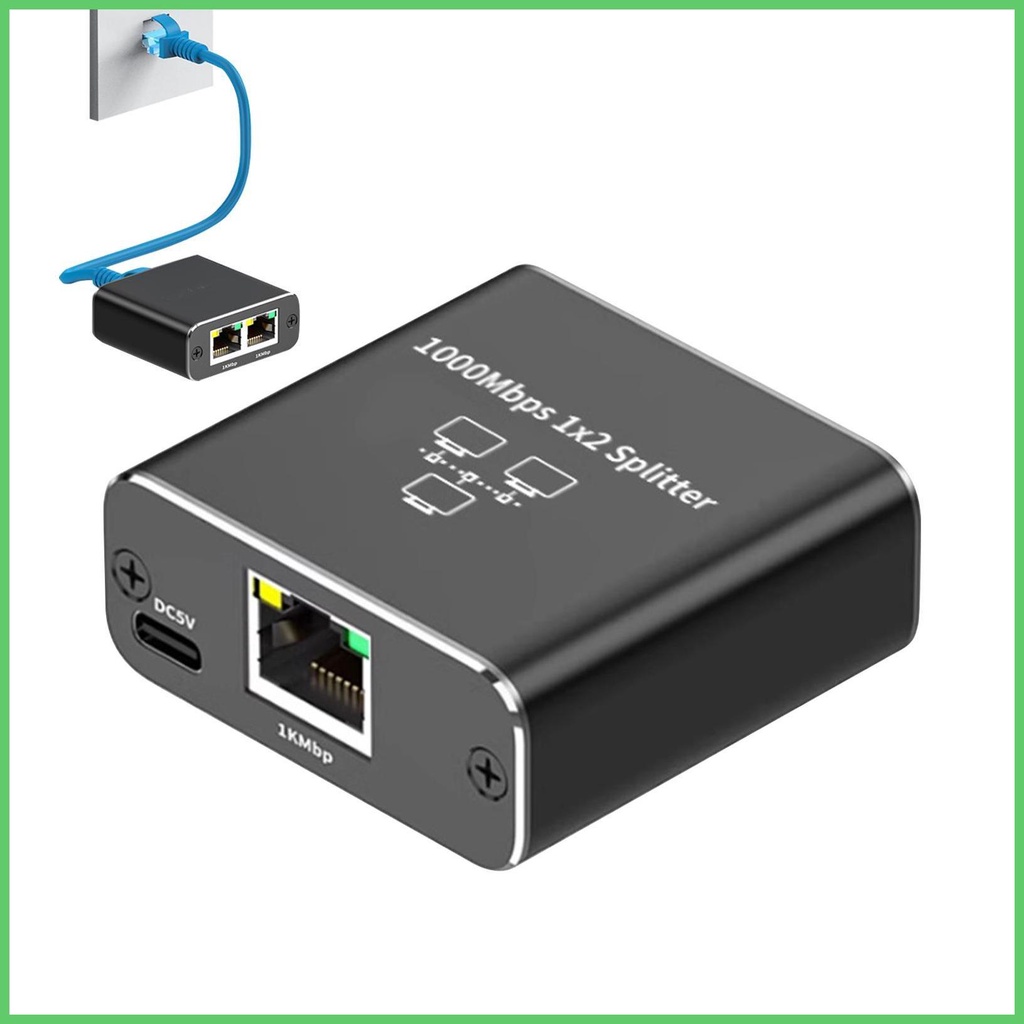 Switch Network Switch 1 to 2 1000Mbps Splitter High