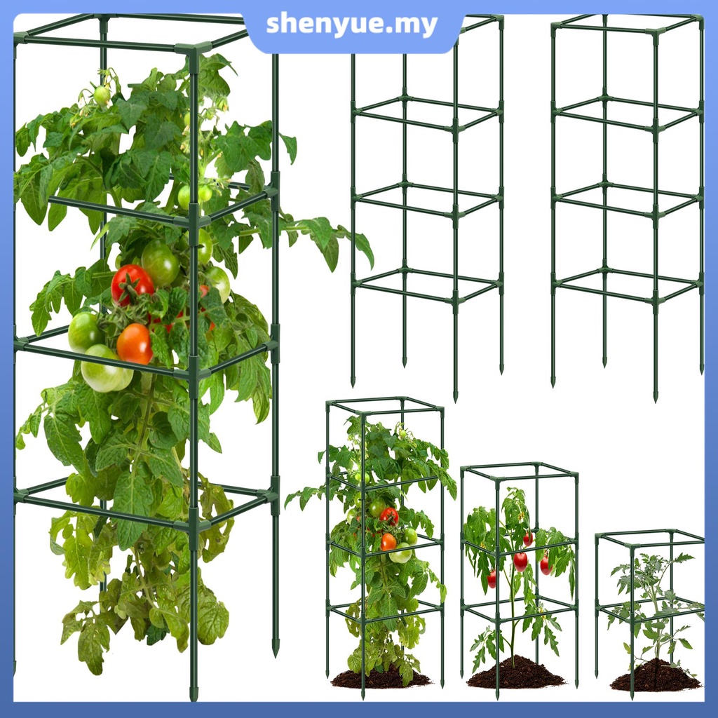 Tomato Cage Garden Tomatoes Trellis Tomato Plant Cage Support Pole ...