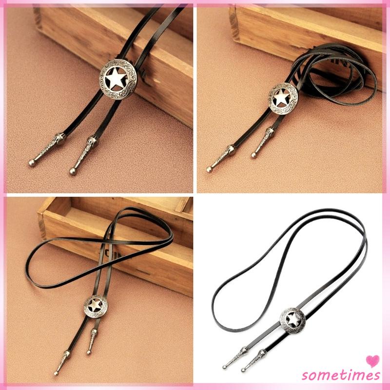  Bolo Tie For Men Western Cowboy Style Necktie With