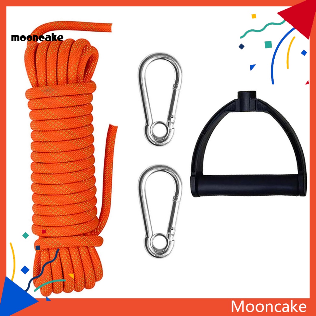 Moon* Sled Trolley Rope Stainless Steel Carabiner Sled Rope Stainless