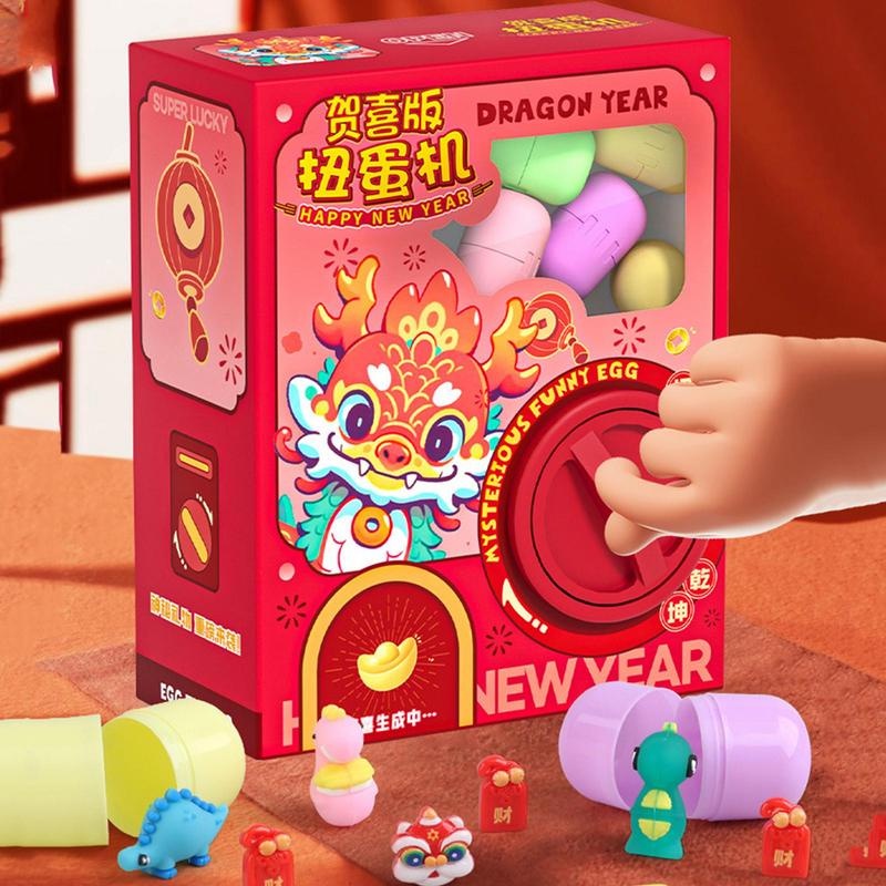 2024 CNY Blind Box Twist Egg Machine kids Toy Vending Machine Gift for