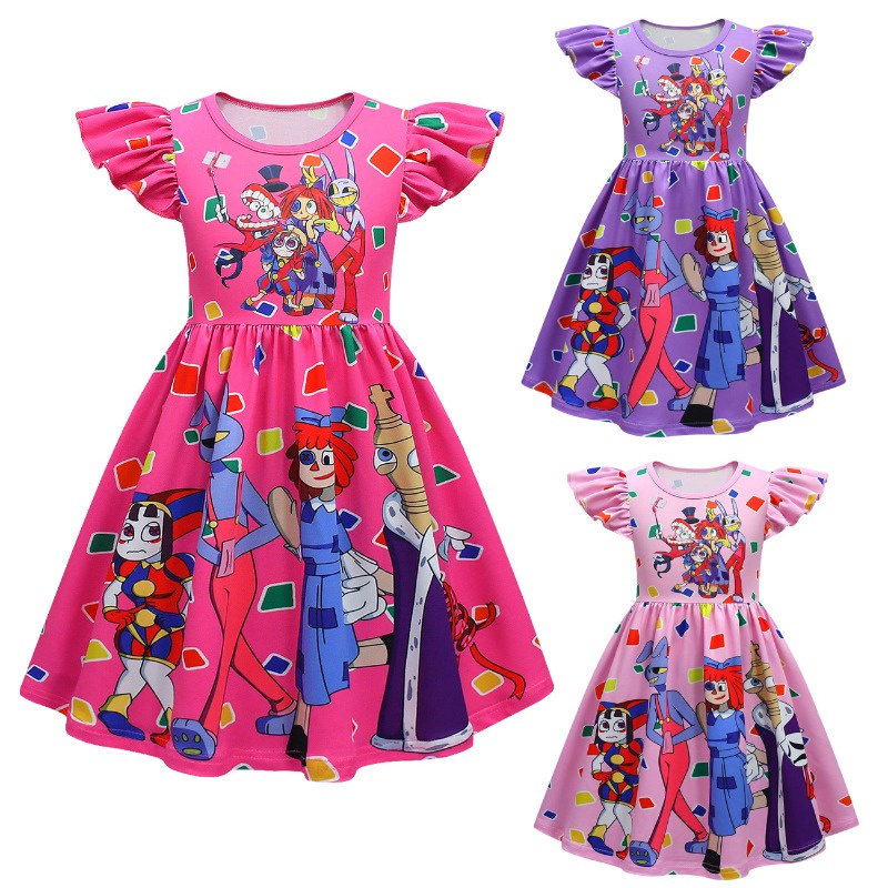 Pink Princess Inspired Baby Dress The Amazing Digital Circus Pomni ...