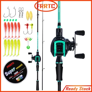 FRRTC Fishing Rod and Reel Set Spinning Set Casting Set 2 Section