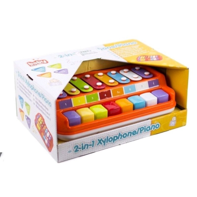 2 in 1 Musial Play Xylophone Piano 8 Multicolored Key Scales 2 dalam 1 Musial Main Gambang Piano 8 Penimbang Kekunci Pel Shopee Malaysia