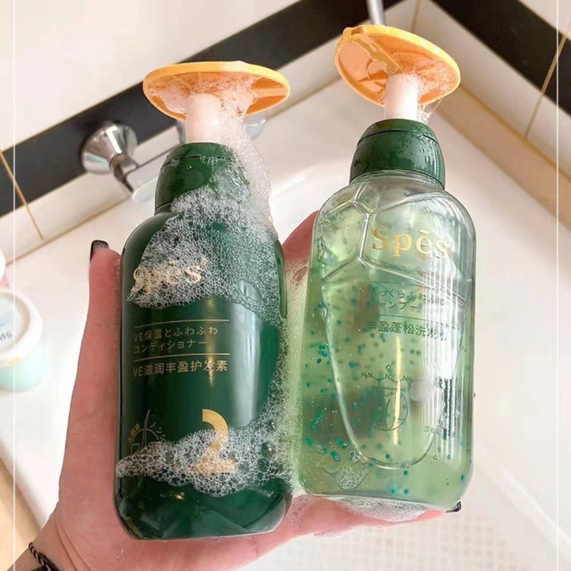 Tik Tok Crash Spes Spes Spes Fluffy Volumizing Shampoo Conditioner Wash