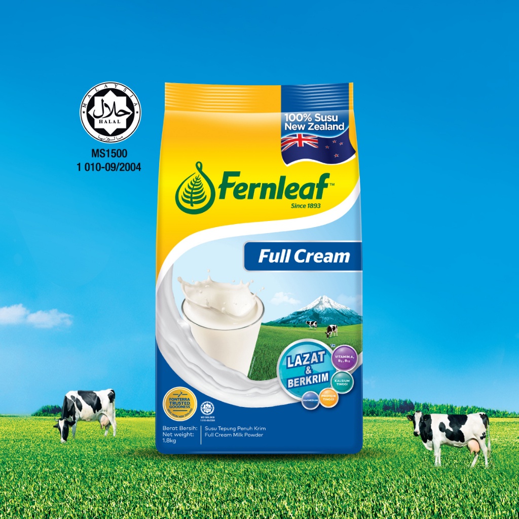 Fernleaf Full Cream Milk Powder 1.8kg Shopee Malaysia