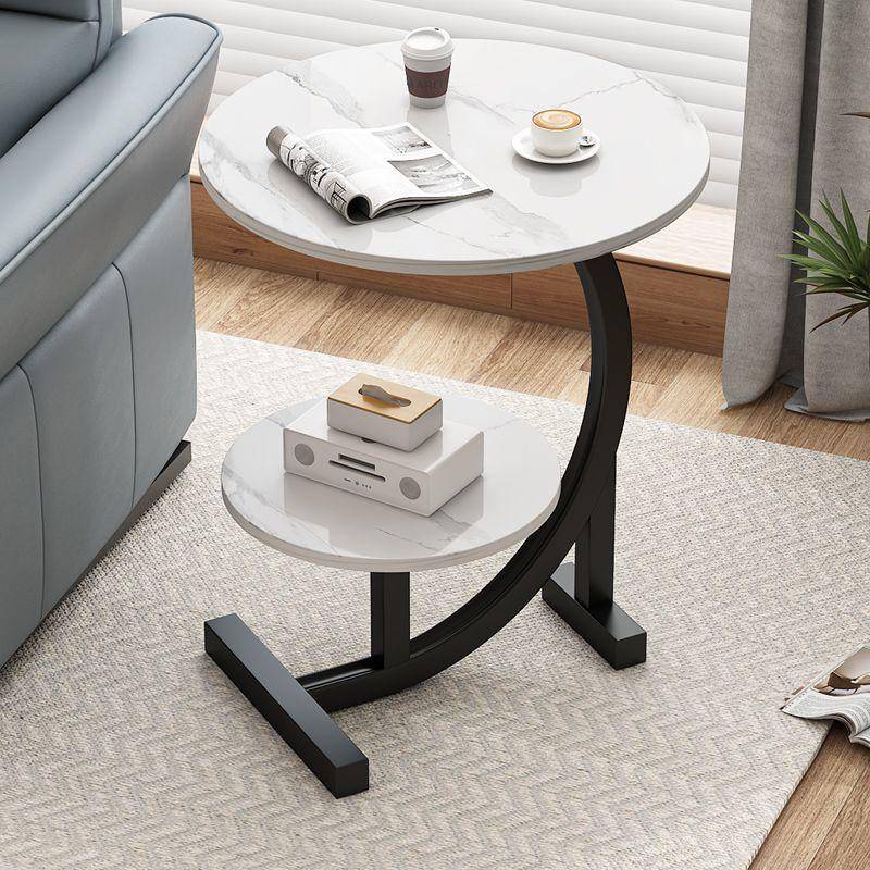 Living room internet celebrity minimalist small coffee table sofa side ...